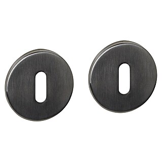 Intersteel Toiletdeurgarnituur (Roestvrij staal, Antraciet)