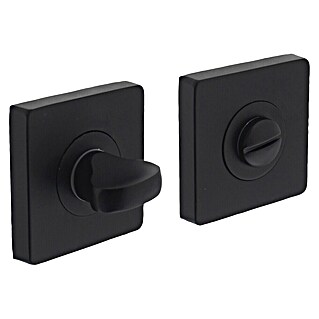 Intersteel Toiletdeurgarnituur (Vierkant, Zwart)
