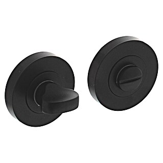 Intersteel Toiletdeurgarnituur (Rond, Zwart)