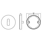 Intersteel Toiletdeurgarnituur (Roestvrij staal) | BAUHAUS