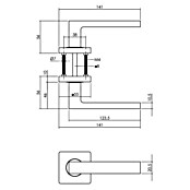 Intersteel Deurklink Hera (Zwart) | BAUHAUS