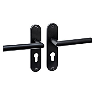 Intersteel Deurklink Jura Basic PC55 (Roestvrij staal, Zwart)