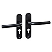 Intersteel Deurklink Luzern Basic (Roestvrij staal, Zwart, Profielcilindergat) | BAUHAUS
