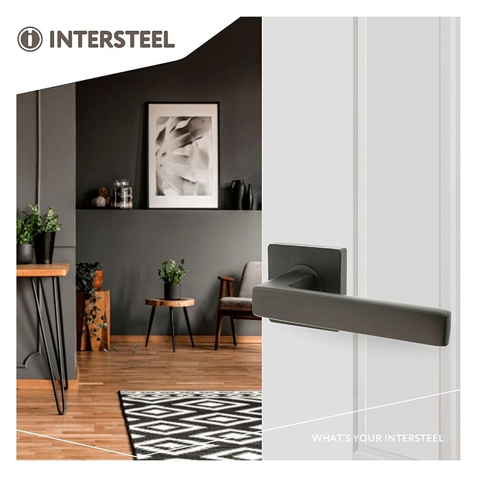 Intersteel Deurklink Hera (Aluminium, Antraciet) | BAUHAUS