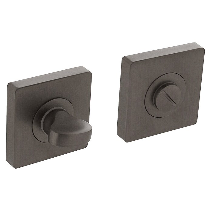 Intersteel Toiletdeurgarnituur (Vierkant, Antraciet) | BAUHAUS