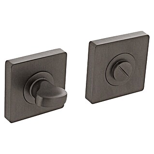 Intersteel Toiletdeurgarnituur (Vierkant, Antraciet)