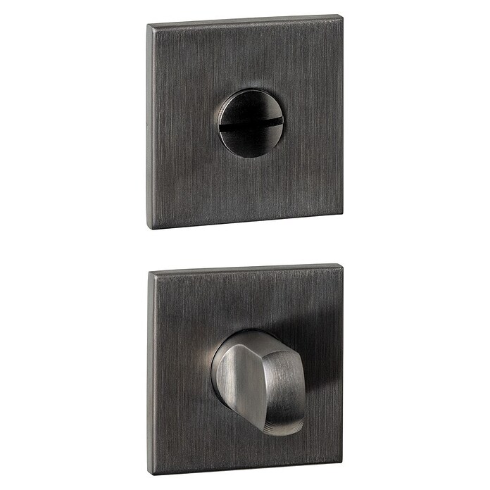 Intersteel Toiletdeurgarnituur (Roestvrij staal, Antraciet) | BAUHAUS