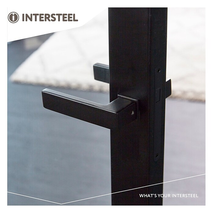 Intersteel Deurklink Amsterdam (Roestvrij staal, Zwart) | BAUHAUS