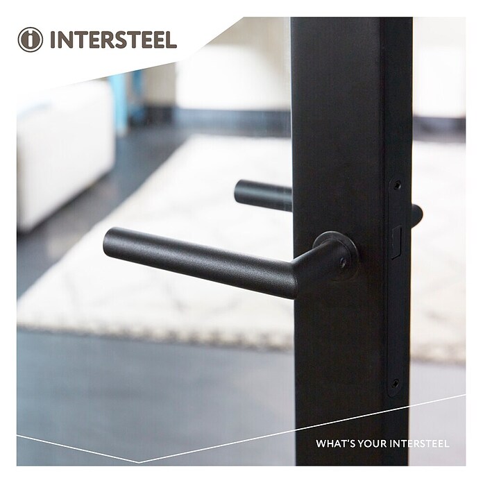 Intersteel Deurklink Jura (Roestvrij staal, Zwart) | BAUHAUS