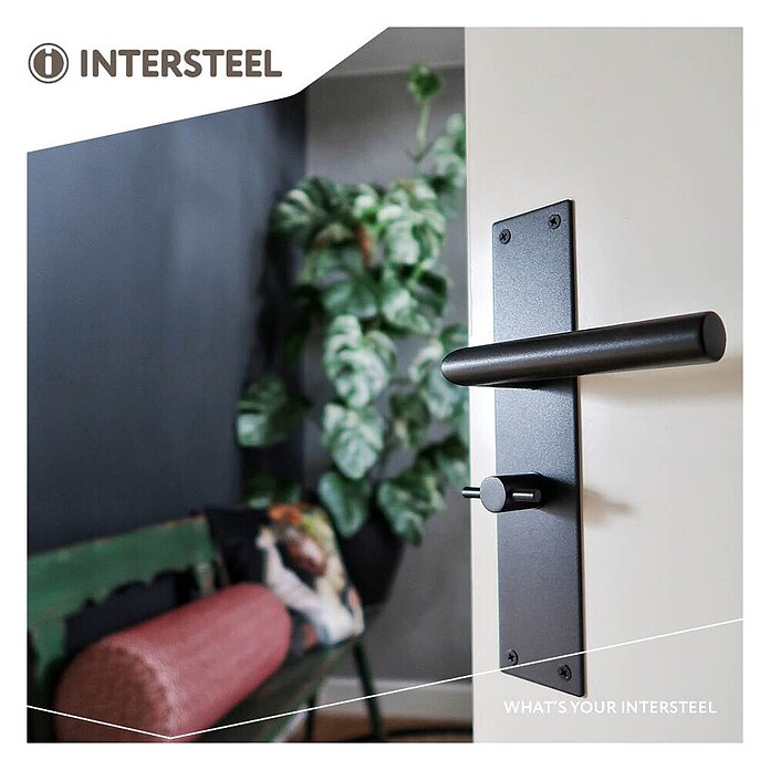 Intersteel Deurklink Jura (Roestvrij staal, WC 63/8) | BAUHAUS