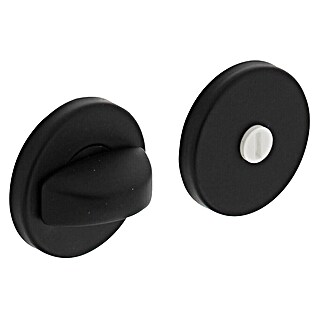Intersteel Toiletdeurgarnituur (Aluminium, Zwart)