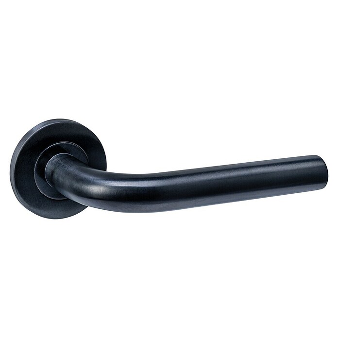 Intersteel Deurklink Q02 (Roestvrij staal, Zwart) | BAUHAUS