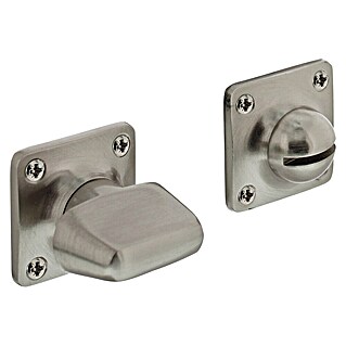 Intersteel Toiletdeurgarnituur Basic (Messing, Nikkel, Mat)