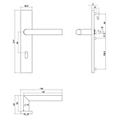 Intersteel Deurklink Jura (Roestvrij staal, RVS) | BAUHAUS
