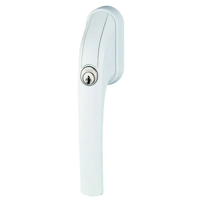 Abus Fenstergriff FG 300 - Universell einsetzbar, Weiß, Abschließbar - Fenstergriff mit Schloss von ABUS in Weiß. Ideal zur Sicherung von Fenstern und Balkontüren gegen Einbruch.