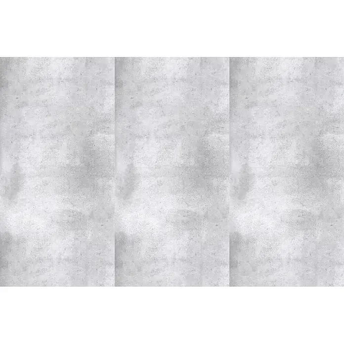SanDesign Alu-Verbundplatte - 125 x 250 cm, Beton - Nahtlose hellgraue Betontextur.