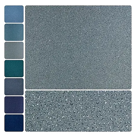 Bricoflor  Teppichboden Meterware Velours gemustert, grau grün, 850 x 400 cm