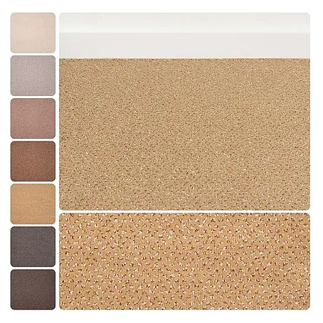 Bricoflor  Teppichboden Meterware Velours gemustert, beige braun, 350 x 400 cm