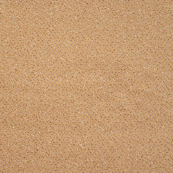 Bricoflor Teppichboden Meterware Velours gemustert, beige braun, 850 x 400 cm - Breite: 400 cm, Velours, 100 % Polyamid (PA), beige braun - Texturierter beiger Teppich oder Stoff mit weißen und braunen Sprenkeln.