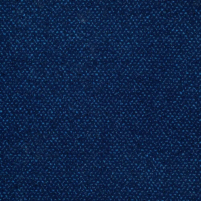 Bricoflor Teppichboden Meterware 4,5x4m, Velours gemustert, dunkel-blau blau - Velours, 100 % Polyamid (PA), dunkel-blau blau - Dunkelblauer strukturierter Stoff mit hellblauen Sprenkeln.