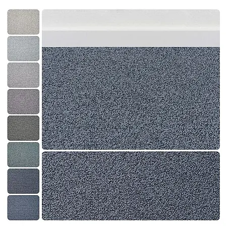 Bricoflor  Teppichboden Meterware Schlinge meliert, dunkel-grau, 800 x 400 cm