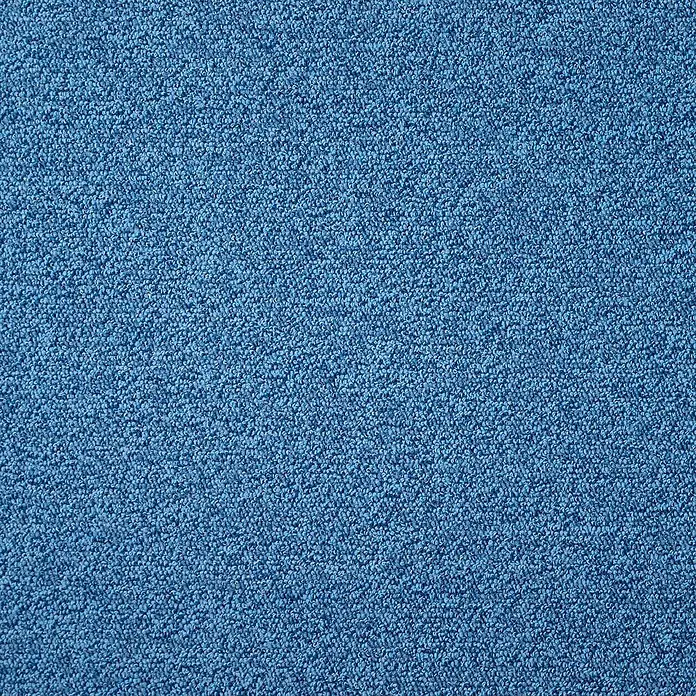 Bricoflor Teppichboden Meterware Schlinge meliert, blau, 700 x 400 cm - Breite: 400 cm, Schlinge, 100 % Polyamid (PA), blau - Texturierter blauer Teppich mit niedrigem Schlingenflor.