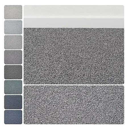 Bricoflor  Teppichboden Meterware Schlinge meliert, hell-grau, 600 x 500 cm