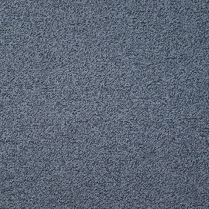 Bricoflor Teppichboden Meterware 9x4m, Schlinge meliert, dunkel-grau blau - Schlinge, 100 % Polyamid (PA), dunkel-grau blau - Blaugrauer Teppich mit strukturierter Schlingenflor.