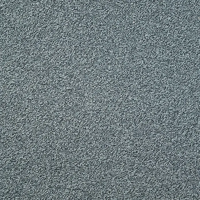 Bricoflor Teppichboden Meterware 6,5x4m, Schlinge meliert, grau blau - Schlinge, 100 % Polyamid (PA), grau blau - Blaugraue gesprenkelte Textiloberfläche mit Schlingenstruktur.