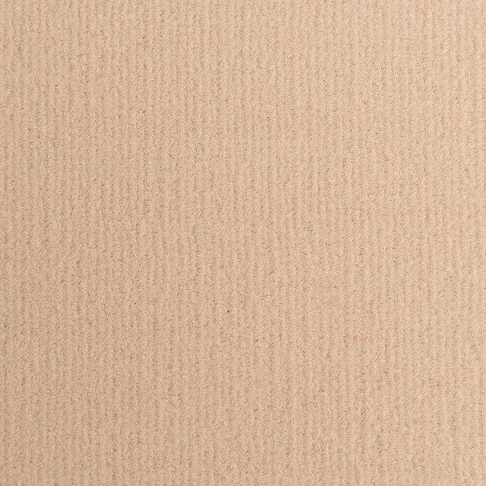 Bricoflor Teppichboden Meterware 6,5x4m, Velours uni, beige hell-braun - Velours, 100 % Polyamid (PA), beige hell-braun - Beige, fein gerippte Textiltextur für Innenflächen.