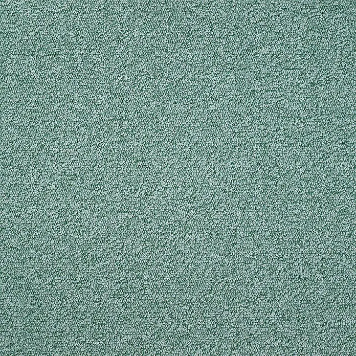 Bricoflor Teppichboden Meterware 2x5m, Schlinge meliert, hell-grün - Schlinge, 100 % Polyamid (PA), hell-grün - Nahaufnahme eines grünen, texturierten Stoffes mit Schlingenoberfläche.