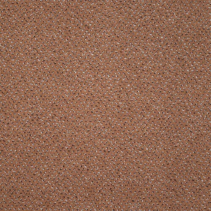 Bricoflor Teppichboden Meterware 2x4m, Velours gemustert, hell-braun - Velours, 100 % Polyamid (PA), hell-braun - Nahaufnahme eines braun melierten Stoffes mit kleinen weißen und dunklen Sprenkeln, wahrscheinlich für Teppiche oder Polstermöbel.