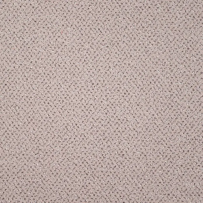 Bricoflor Teppichboden Meterware 6,5x4m, Velours gemustert, grau beige - Velours, 100 % Polyamid (PA), grau beige - Helle beige gesprenkelte Teppichstruktur.