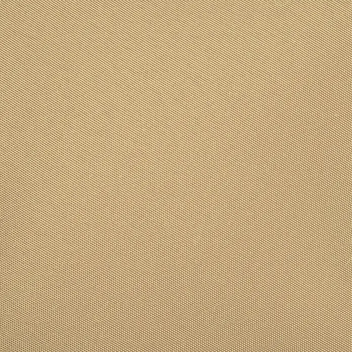 Outsunny Sitzauflage - Niederlehner, 2 Stk., Polyester, Schaumstoff, Khaki - Nahaufnahme von beigem, diagonal gewebtem Stoff.