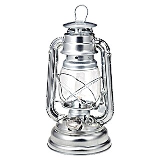 Olielamp (Zilver, Hoogte: 25 cm)