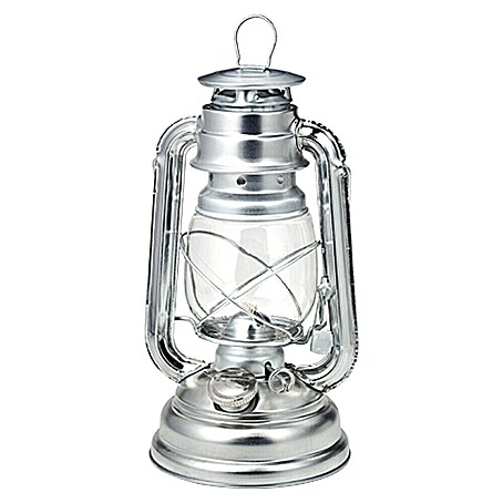 Öllampe (Silber, Höhe: 25 cm)