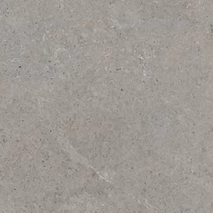 RAK Ceramics Valdi Stufen- & Abdeckplatte - 60 x 30 cm, Taupe, Unglasiert - Graue Steinoberfläche mit leichter Textur und feinen Sprenkeln.