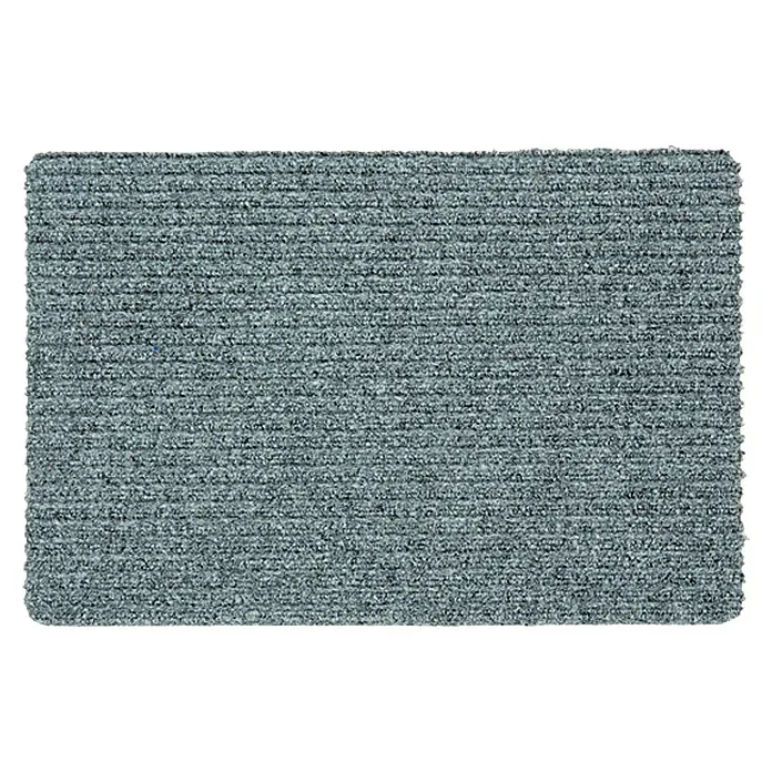 Astra Fußmatte Rib Line Sprint - 50 x 80 cm, Hellgrau, 100 % Polypropylen - Graue Fußmatte mit gerippter Textur. Ideal für den Eingangsbereich, um Schmutz und Feuchtigkeit aufzufangen und den Boden sauber zu halten.