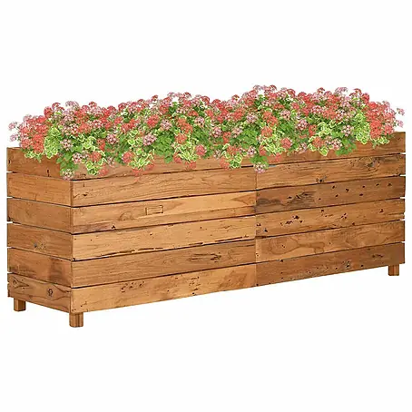 Furnicato  Hochbeet Teak-Altholz