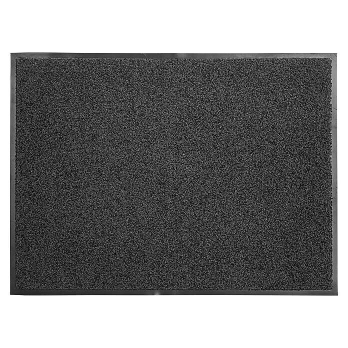 Astra Estera atrapapolvo Tex - Negro, 90 x 250 cm, Material capa útil: 100 % poliamida - Felpudo rectangular negro texturizado con borde de goma oscuro.
