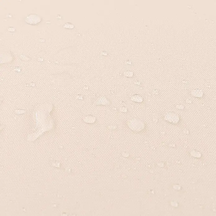 Proregal Loungemöbel-Set - 4 -tlg., Akazienholz, Beige - Beiger, wasserabweisender Stoff mit sichtbaren Wassertropfen auf der Oberfläche.