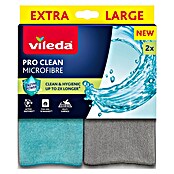 Vileda Pro Clean Krpa od mikrovlakana  (Š x D: 18 x 21,5 mm, Materijal: prirodni materijali, 2 Kom.) | BAUHAUS