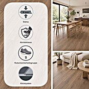 Egger Laminat NatureSense (Newport Eiche braun, Landhausdiele, 1 292 x 193 x 8 mm) | BAUHAUS