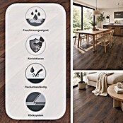 LOGOCLIC Aquaprotect Smart Silent Laminat Liberty (Braun, Landhausdiele, 1 288 x 195 x 7 mm) | BAUHAUS