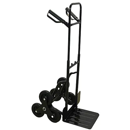 Proregal  Treppen-Sackkarre ODIN ALL BLACK mit klappbarer Schaufel & Vollgummibereifung