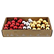 Geroma Glaskugel (Rot, Silber, Gold, Glas, 70 Stk.) | BAUHAUS