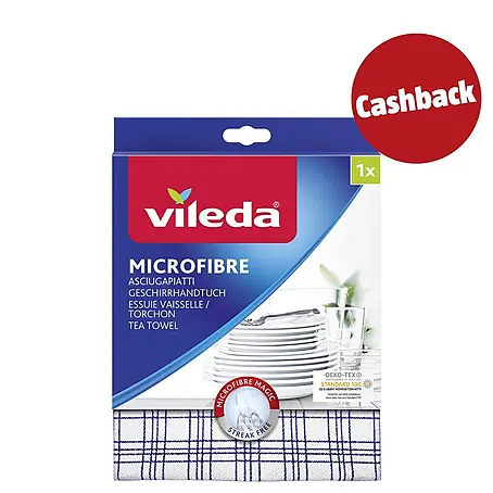 Vileda Microfibre Geschirrtuch Plus