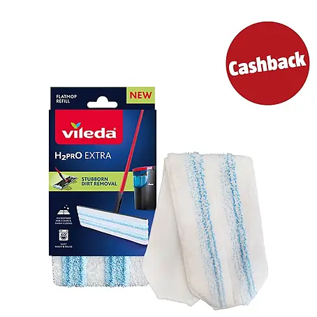 Vileda  Ersatz-Bezug H2PRO Extra Flat Mop