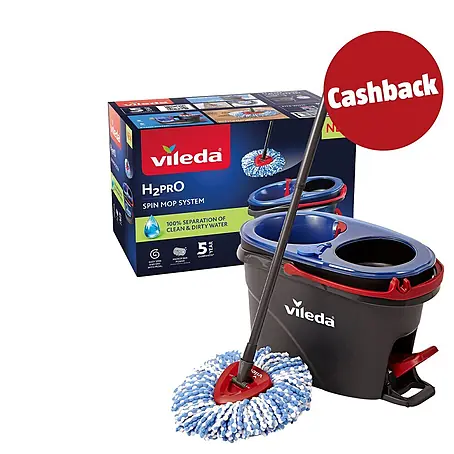 Vileda  Reinigungssystem & Eimer H2PRO Spin Mop System