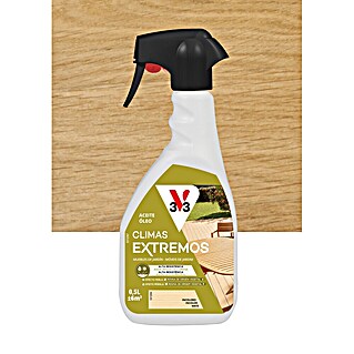 V33 Aceite para teca Mobiliario Jardín (Incoloro, 500 ml)